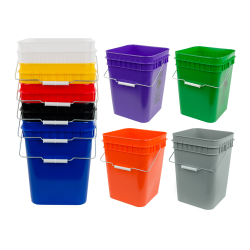 Square Plastic Buckets